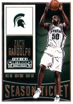 2015 Panini Contenders Draft Picks #100 Zach Randolph Front