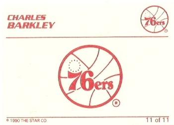 1990 Star Charles Barkley #11 Charles Barkley Back