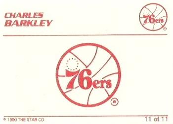 1990 Star Charles Barkley - Glossy #11 Charles Barkley Back