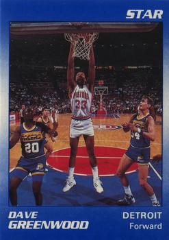 1990-91 Star H.R.H.C. Detroit Pistons #5 Dave Greenwood Front