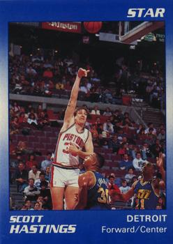 1990-91 Star H.R.H.C. Detroit Pistons #6 Scott Hastings Front