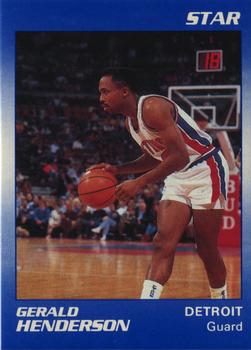 1990-91 Star H.R.H.C. Detroit Pistons #7 Gerald Henderson Front