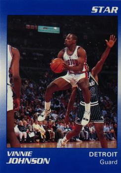 1990-91 Star H.R.H.C. Detroit Pistons #8 Vinnie Johnson Front