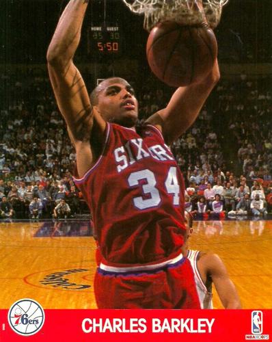 1990-91 Hoops Action Photos #90N9 Charles Barkley Front