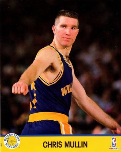 1990-91 Hoops Action Photos #91N21 Chris Mullin Front