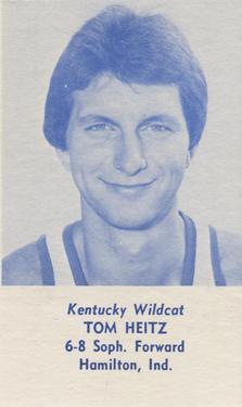 1981-82 Kentucky Wildcats Schedules #NNO Tom Heitz Front