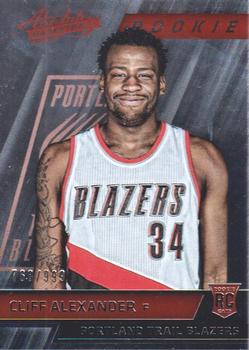 2015-16 Panini Absolute #179 Cliff Alexander Front