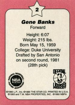 1997 1986 Star Chicago Bulls Arena (Unlicensed) #2 Gene Banks Back