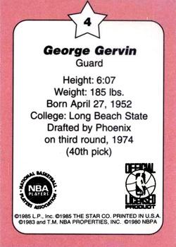 1997 1986 Star Chicago Bulls Arena (Unlicensed) #4 George Gervin Back
