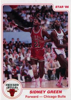 1997 1986 Star Chicago Bulls Arena (Unlicensed) #5 Sidney Green Front