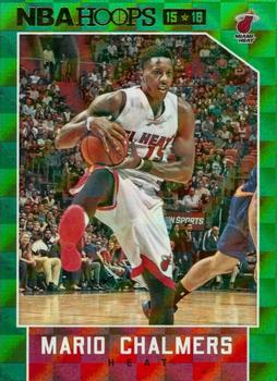 2015-16 Hoops - Green #124 Mario Chalmers Front