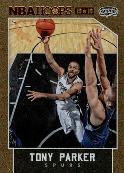 2015-16 Hoops - Gold #110 Tony Parker Front