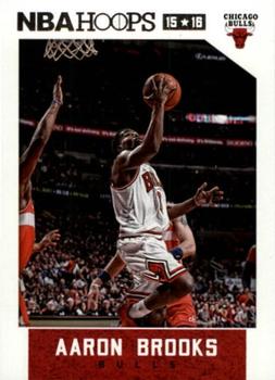 2015-16 Hoops - Red Back #5 Aaron Brooks Front