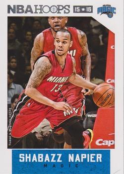 2015-16 Hoops - Red Back #188 Shabazz Napier Front