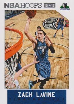 2015-16 Hoops - Red Back #250 Zach LaVine Front