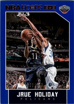 2015-16 Hoops - Blue #12 Jrue Holiday Front