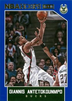 2015-16 Hoops - Blue #71 Giannis Antetokounmpo Front