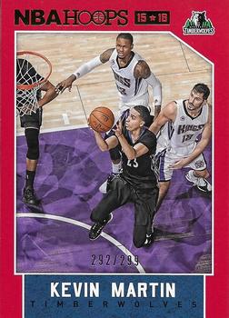 2015-16 Hoops - Red #122 Kevin Martin Front