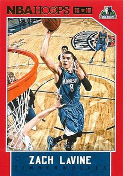 2015-16 Hoops - Red #250 Zach LaVine Front