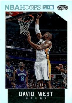 2015-16 Hoops - Silver #39 David West Front