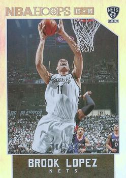 2015-16 Hoops - Silver #57 Brook Lopez Front