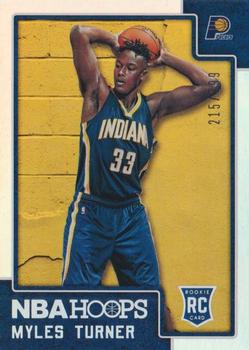2015-16 Hoops - Silver #272 Myles Turner Front