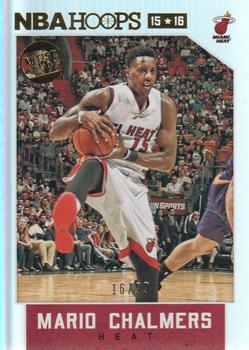 2015-16 Hoops - Artist Proof #124 Mario Chalmers Front