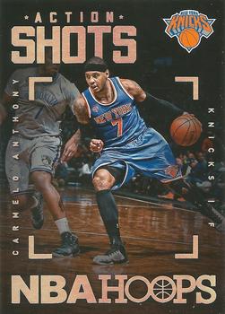 2015-16 Hoops - Action Shots #8 Carmelo Anthony Front