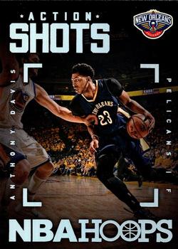 2015-16 Hoops - Action Shots #13 Anthony Davis Front