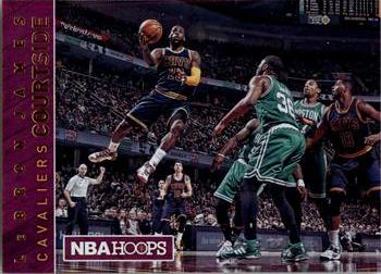 2015-16 Hoops - Courtside #2 LeBron James Front