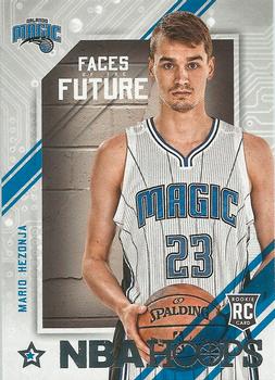 2015-16 Hoops - Faces of the Future #1 Mario Hezonja Front