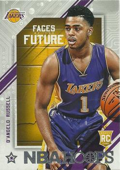 2015-16 Hoops - Faces of the Future #7 D'Angelo Russell Front