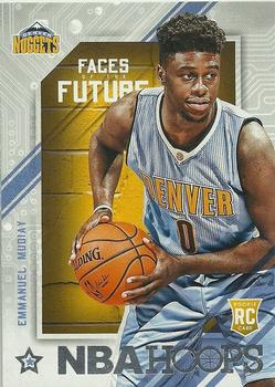 2015-16 Hoops - Faces of the Future #9 Emmanuel Mudiay Front