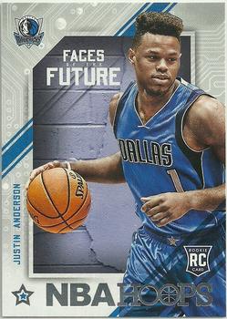 2015-16 Hoops - Faces of the Future #20 Justin Anderson Front