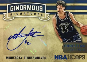 2015-16 Hoops - Ginormous Signatures #GS-CL Christian Laettner Front