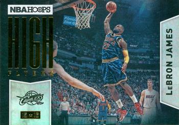 2015-16 Hoops - High Flyers #1 LeBron James Front
