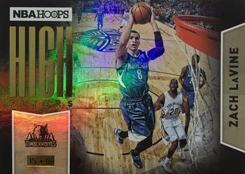 2015-16 Hoops - High Flyers #10 Zach LaVine Front