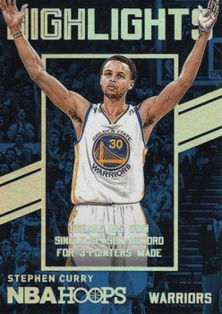 2015-16 Hoops - Highlights #5 Stephen Curry Front