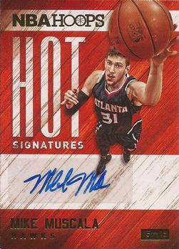 2015-16 Hoops - Hot Signatures #HS-MM Mike Muscala Front
