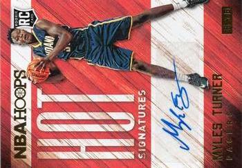 2015-16 Hoops - Hot Signatures #HS-MT Myles Turner Front