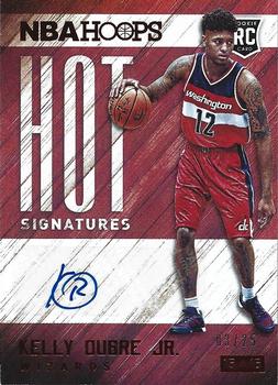 2015-16 Hoops - Hot Signatures Red #HS-KO Kelly Oubre Jr. Front