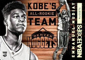2015-16 Hoops - Kobe's All-Rookie Team #1 Emmanuel Mudiay Front