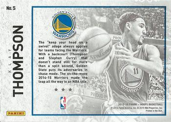 2015-16 Hoops - Picture Perfect #5 Klay Thompson Back