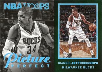 2015-16 Hoops - Picture Perfect #15 Giannis Antetokounmpo Front