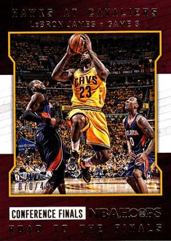 2015-16 Hoops - Road to the Finals #72 LeBron James Front