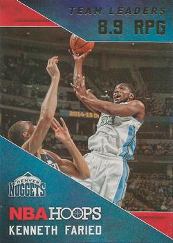2015-16 Hoops - Team Leaders #29 Kenneth Faried Front