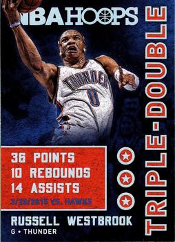 2015-16 Hoops - Triple-Double #36 Russell Westbrook Front