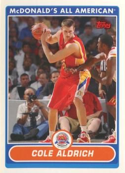 2007 Topps McDonald's All-American Game #CA Cole Aldrich Front