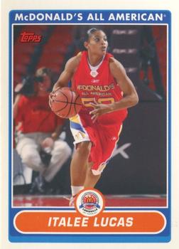 2007 Topps McDonald's All-American Game #IL Italee Lucas Front