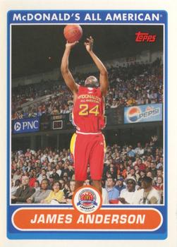 2007 Topps McDonald's All-American Game #JA James Anderson Front